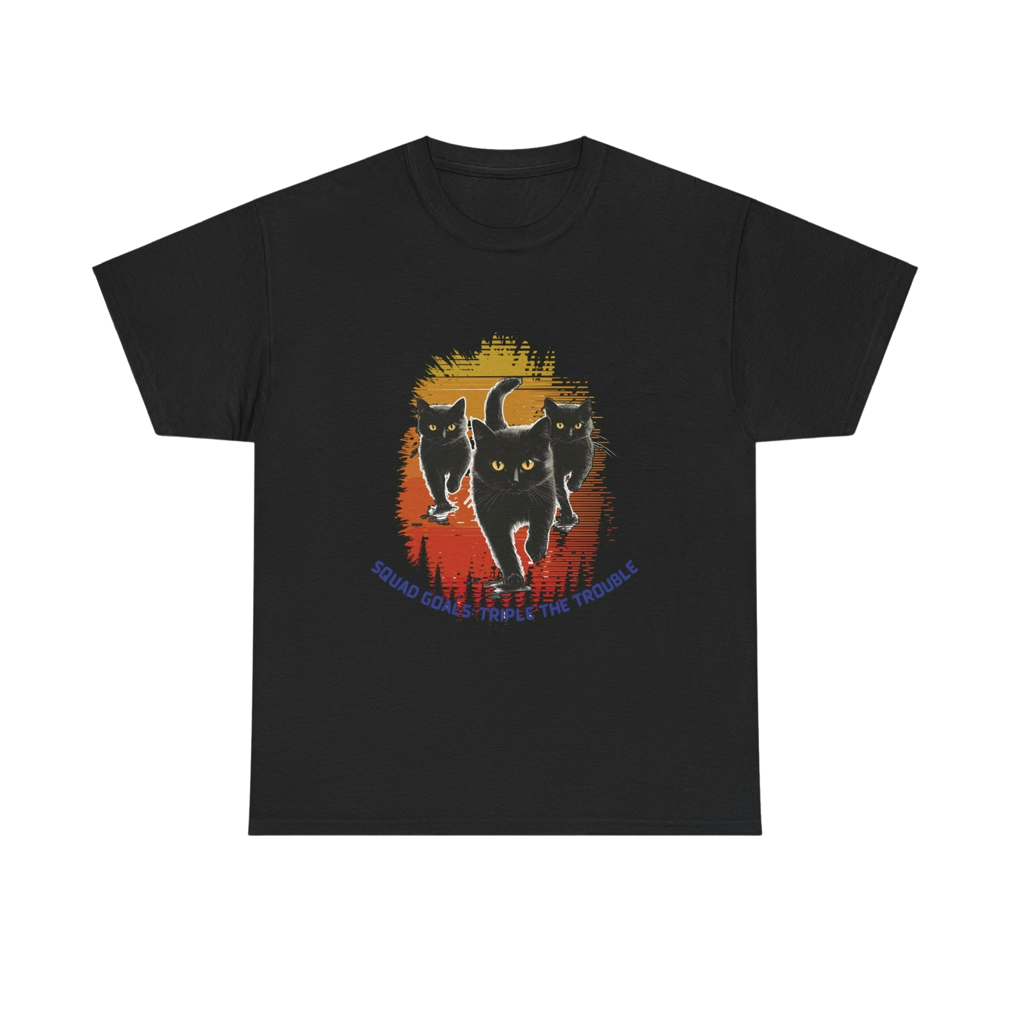 Black cat t-shirts