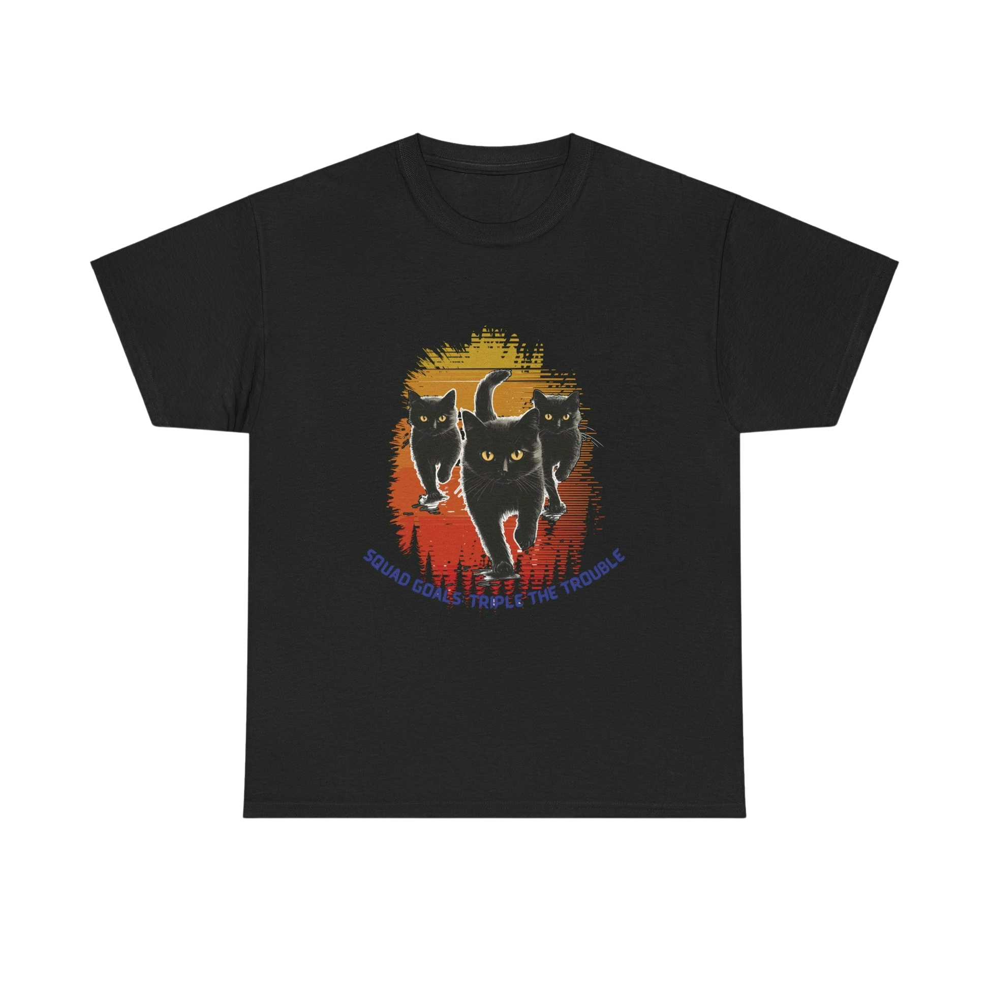 Black cat t-shirts