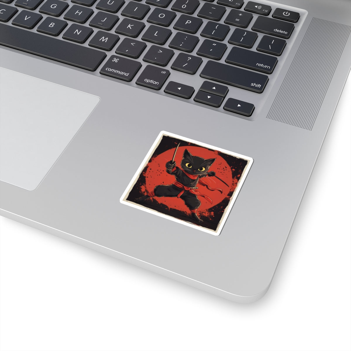 Red Fury Series: Black Cat Ninja kiss-cut stickers I/IV