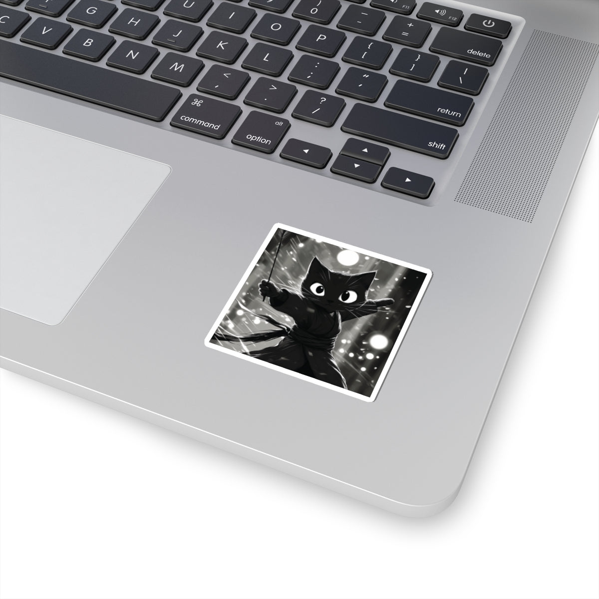 Black & White Fury Series: Black Cat Ninja kiss-cut stickers II/IV