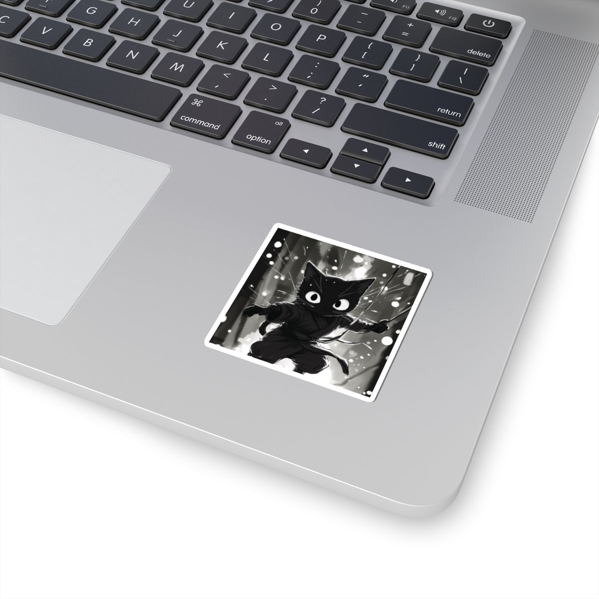 Black & White Fury Series: Black Cat Ninja kiss-cut stickers III/IV